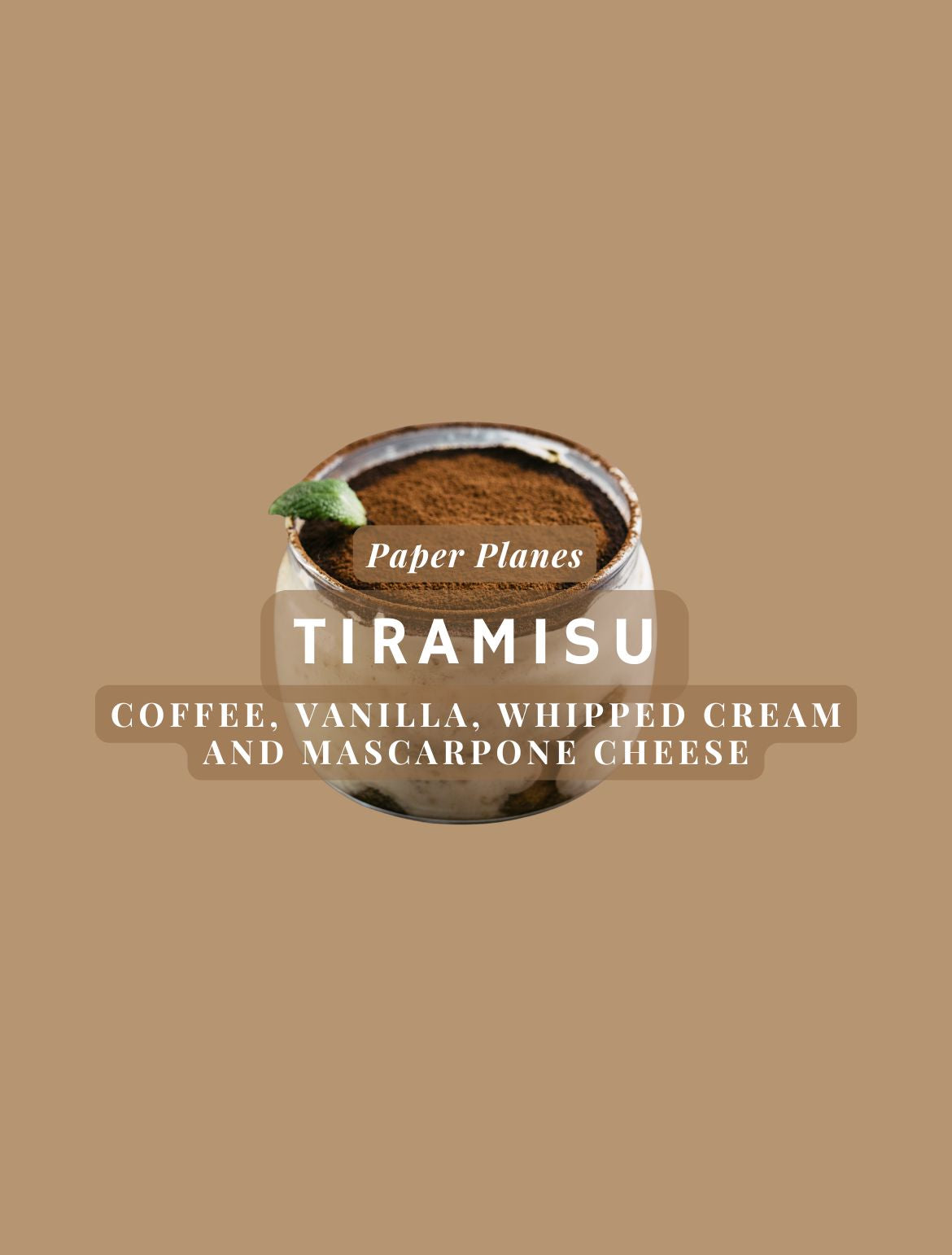 Tiramisu Scented Candle